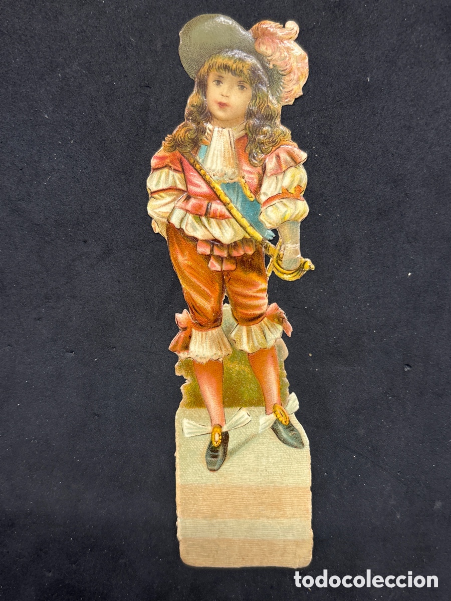 Colecionismo Cromos recortados antigos: Cromo troquelado compa&ntilde;&iacute;a colonial Madrid