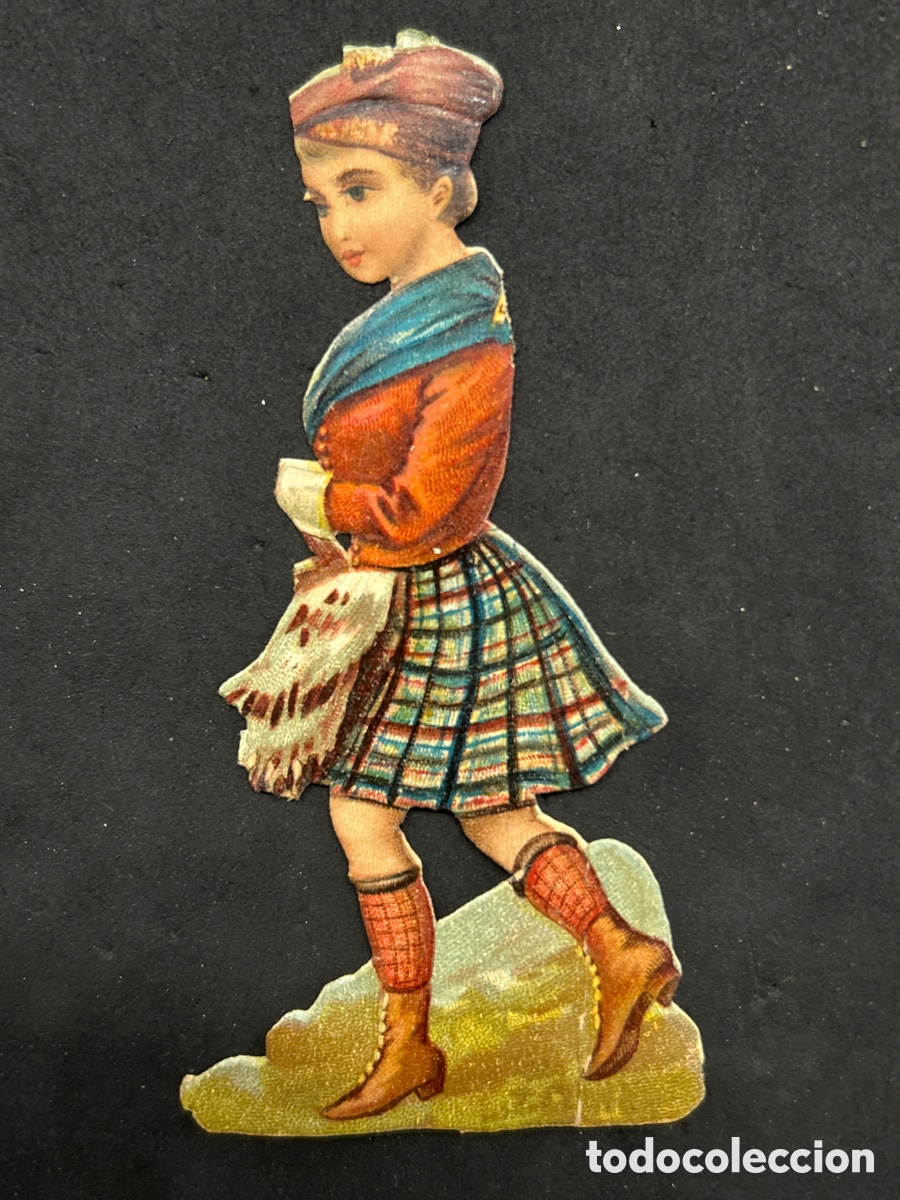 Colecionismo Cromos recortados antigos: Cromo troquelado compa&ntilde;&iacute;a colonial Madrid