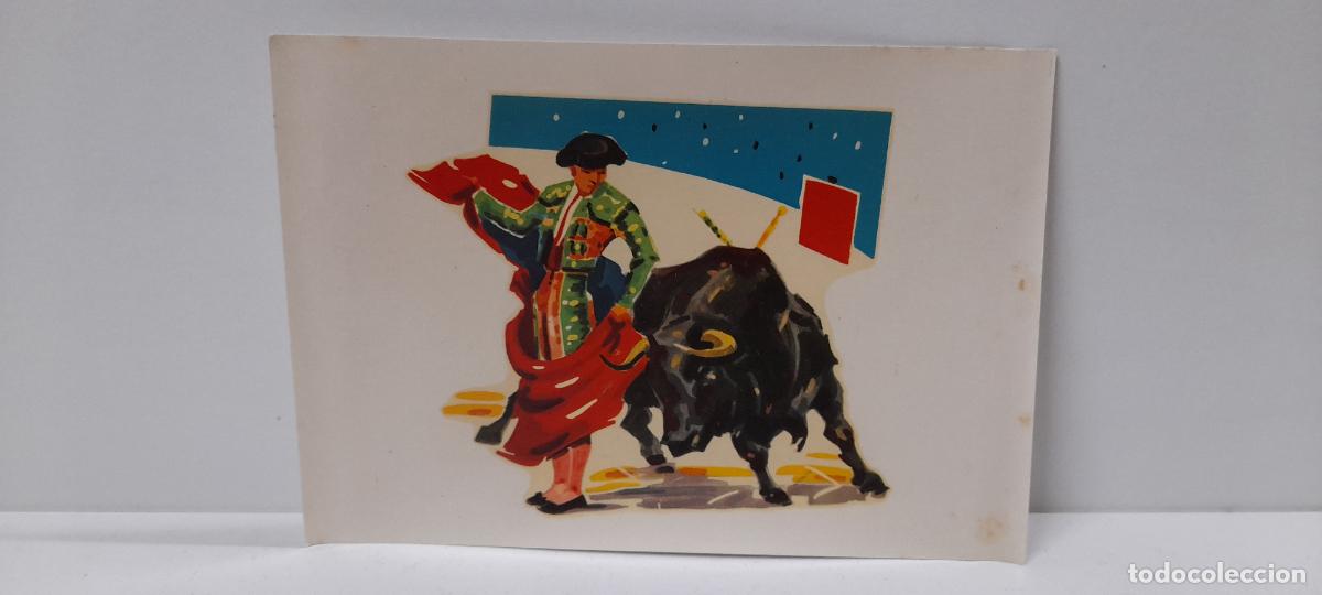 Colecionismo Cromos recortados antigos: ANTIGUA LAMINA DE CALCOMANIA DE TOREO . ORTEGA - BARCELONA . ORIGINAL A&Ntilde;OS 60