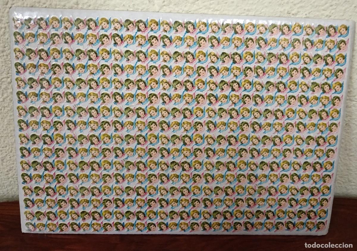 Coleccionismo Cromos troquelados antiguos: DOBLE L&Aacute;MINA CROMOS TROQUELADOS PZB N&ordm; 1132 GRAN RELIEVE 34X24 CM.