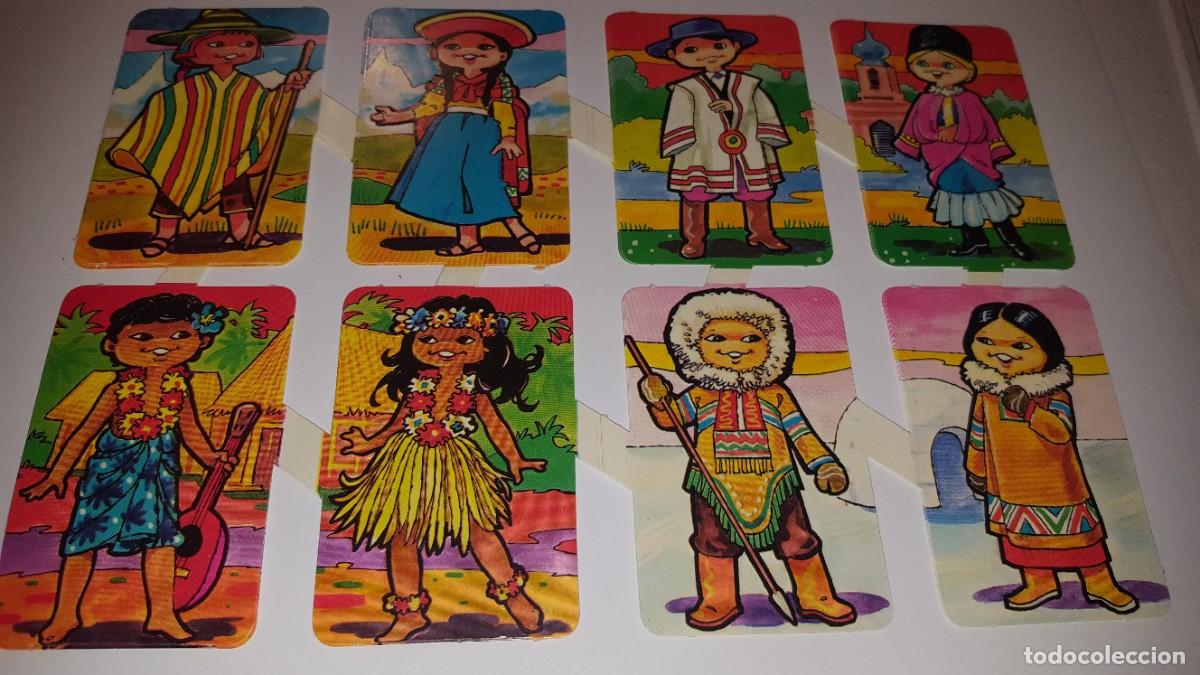 Coleccionismo Cromos troquelados antiguos: RAZAS Y PAISES DEL MUNDO CROMOS TROQUELADOS