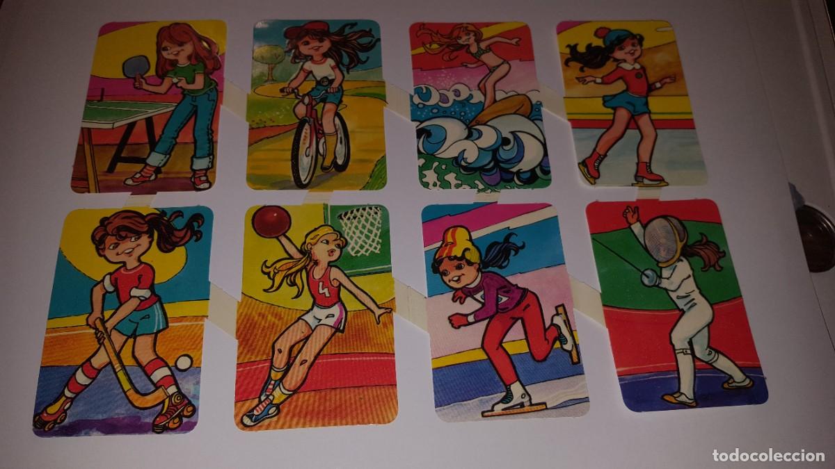 Coleccionismo Cromos troquelados antiguos: DEPORTES NI&Ntilde;AS CROMOS TROQUELADOS