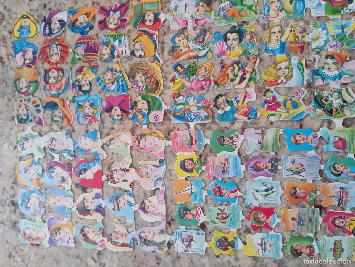 Coleccionismo Cromos troquelados antiguos: LAMINA DE CROMOS TROQUELADOS