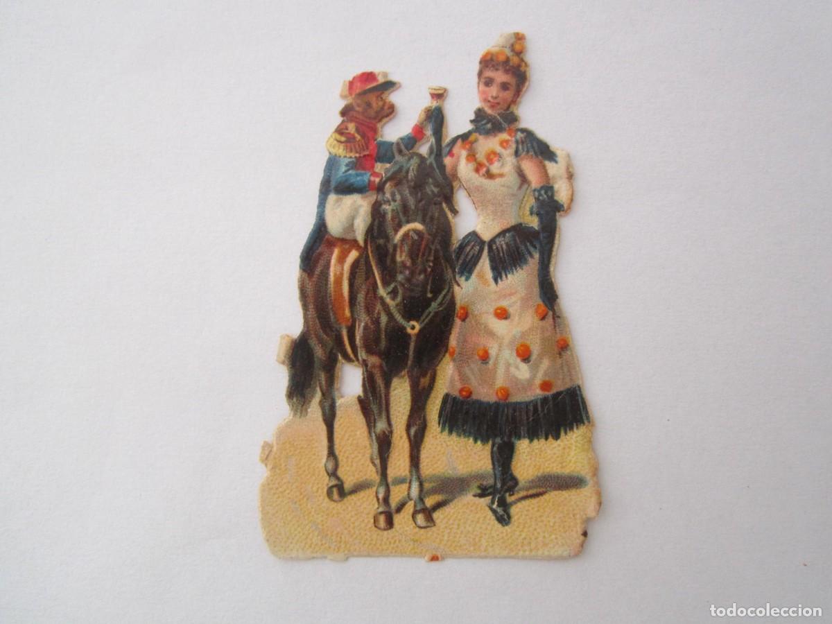 Coleccionismo cromos troquelados antiguos: CROMO TROQUELADO CHOCOLATES EVARISTO JUNCOSA - Foto 1