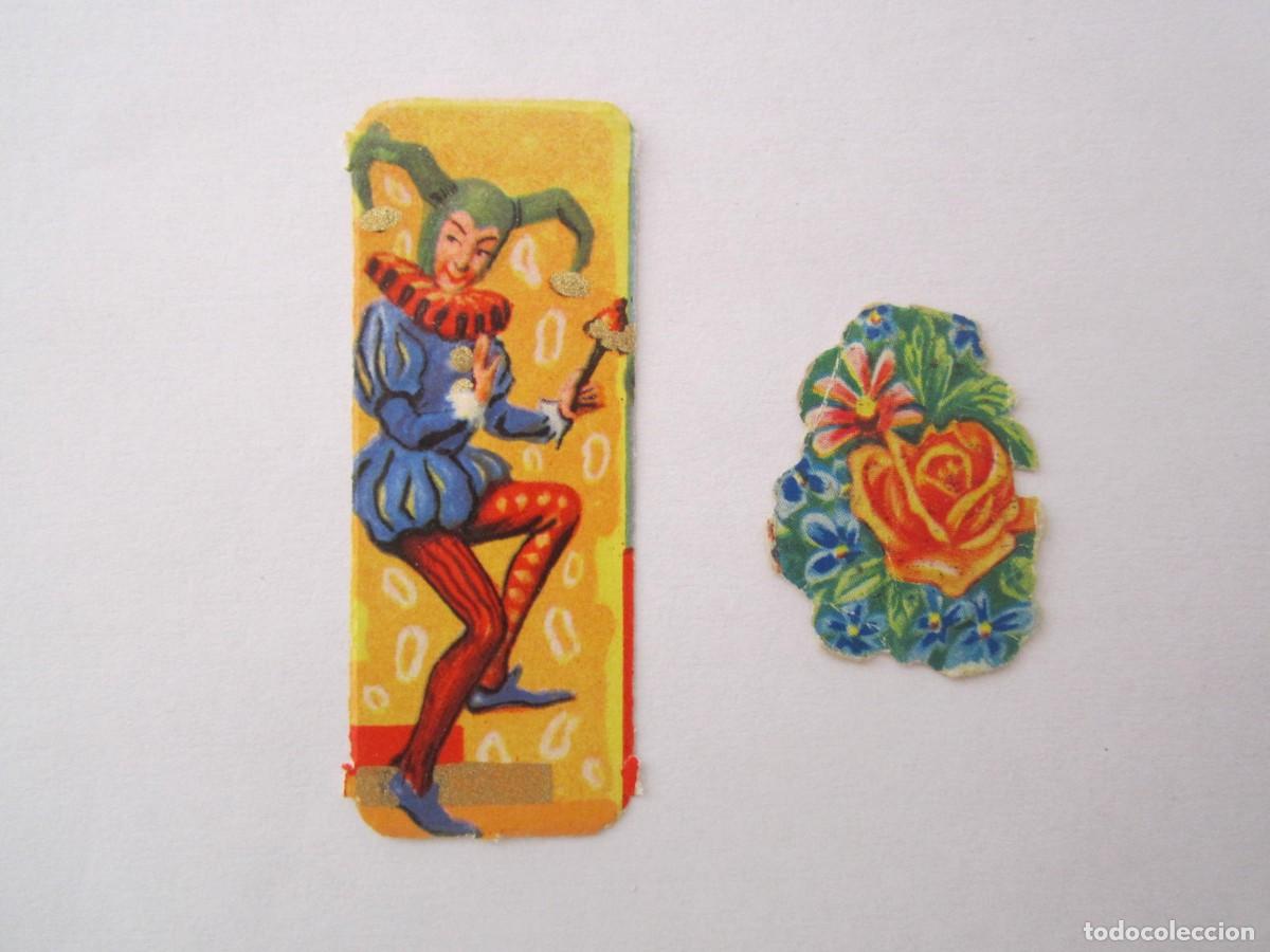Coleccionismo cromos troquelados antiguos: 2 CROMOS TROQUELADOS CHOCOLATES EVARISTO JUNCOSA - Foto 1
