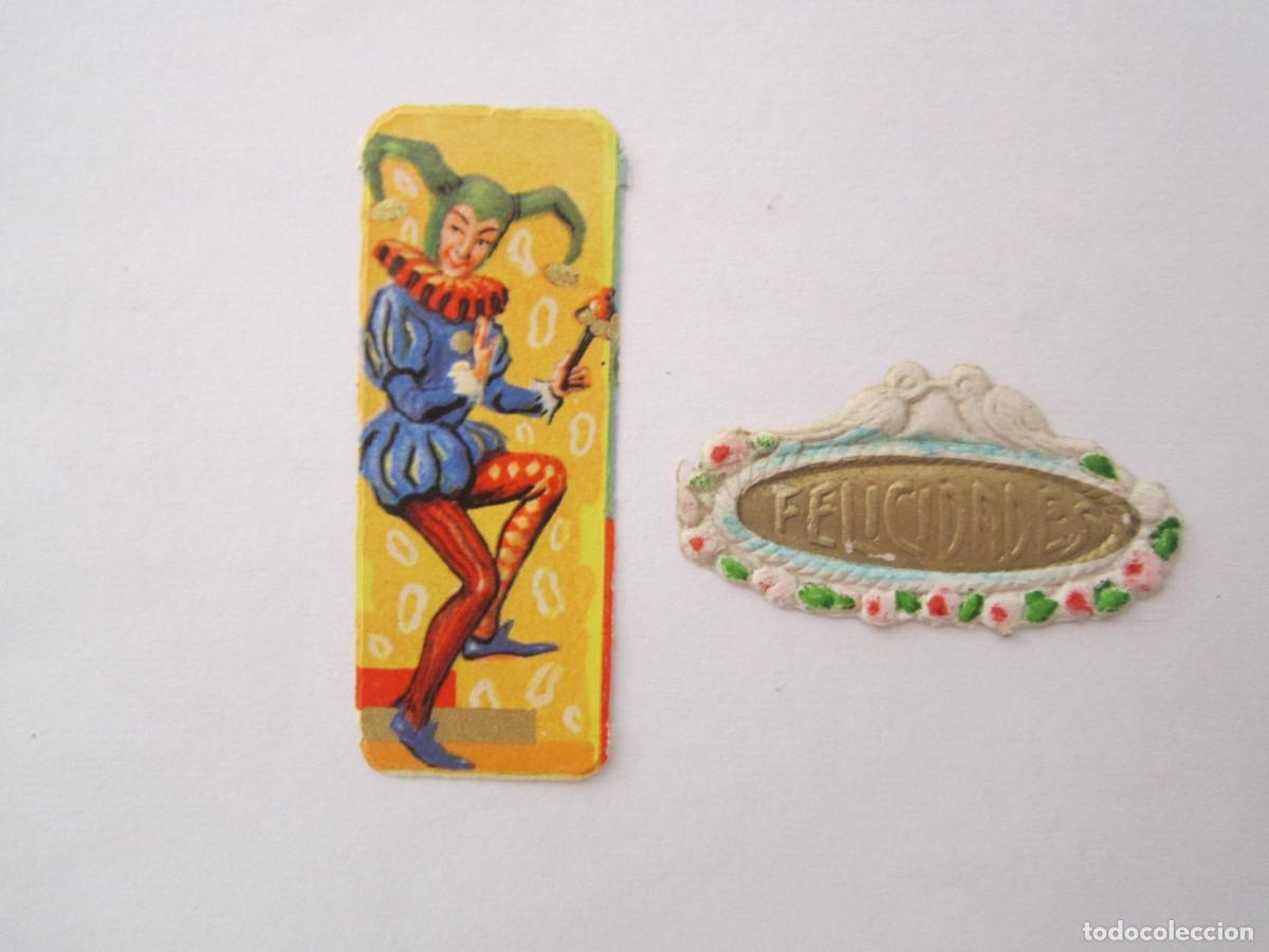 Coleccionismo cromos troquelados antiguos: 2 CROMOS TROQUELADOS CHOCOLATES EVARISTO JUNCOSA - Foto 1