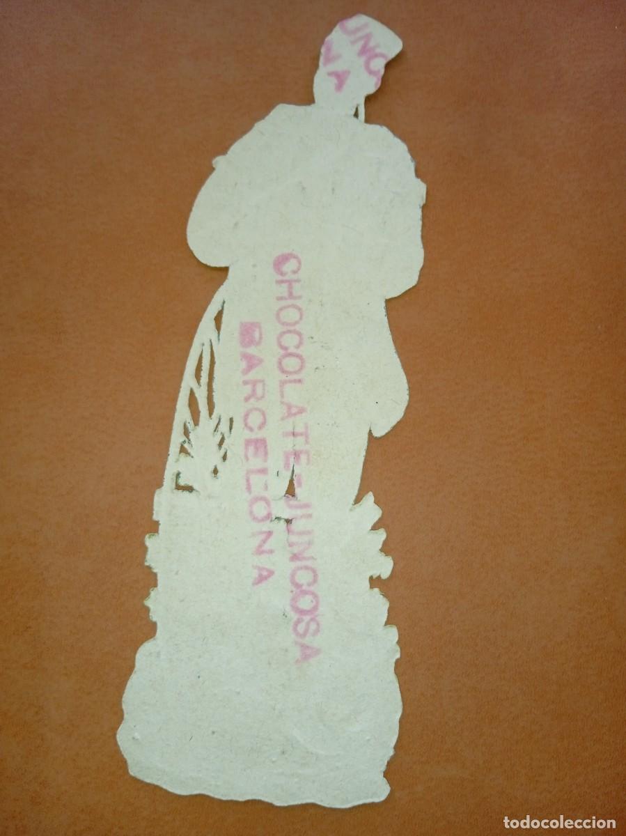 Coleccionismo cromos troquelados antiguos: BICICLETA, CICLISTA: Chocolate Juncosa - Foto 2
