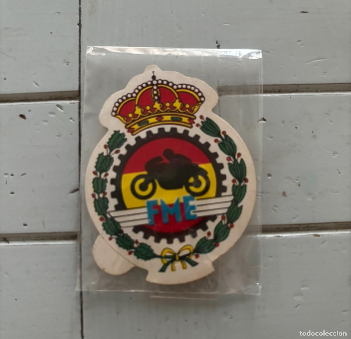 Collectable Antique Stamped Cards: CROMO ADHESIVO PEGATINA FEDERACION MOTOCICLISMO ALBUM MUNDO DE LAS MOTOS ORIGINAL BIMBO A&Ntilde;OS 70