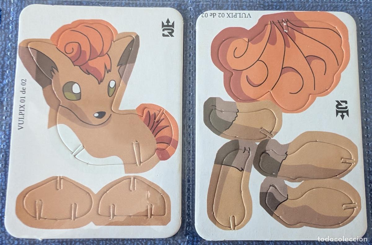 Coleccionismo cromos troquelados antiguos: Vulpix - Carta de Pokemon Troquelada y montable &iexcl;Impecable! - Foto 1