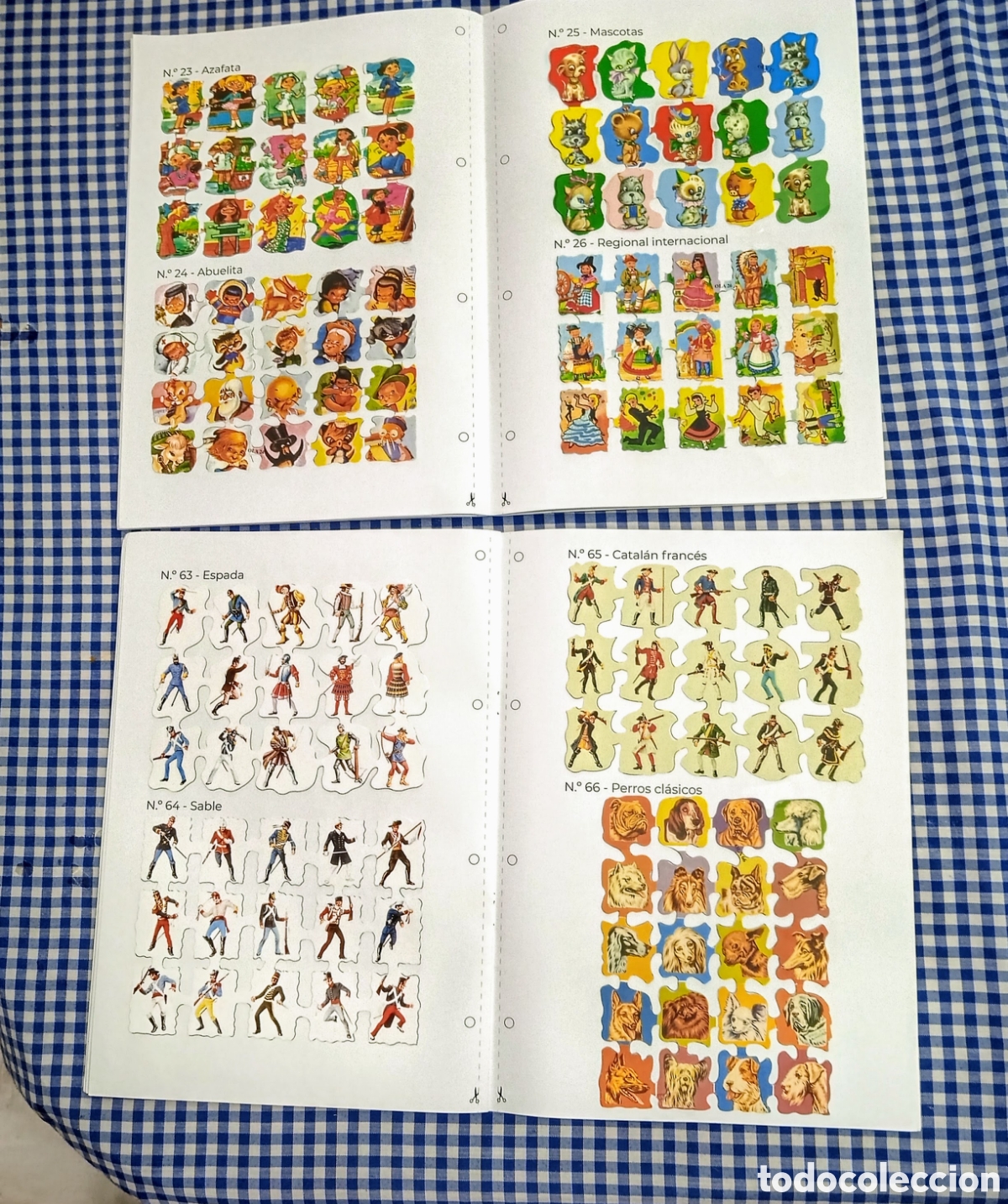 Coleccionismo cromos troquelados antiguos: 100 l&aacute;minas de cromos de picar - Foto 3