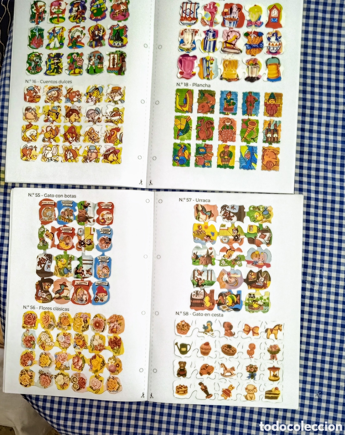 Coleccionismo cromos troquelados antiguos: 100 l&aacute;minas de cromos de picar - Foto 4