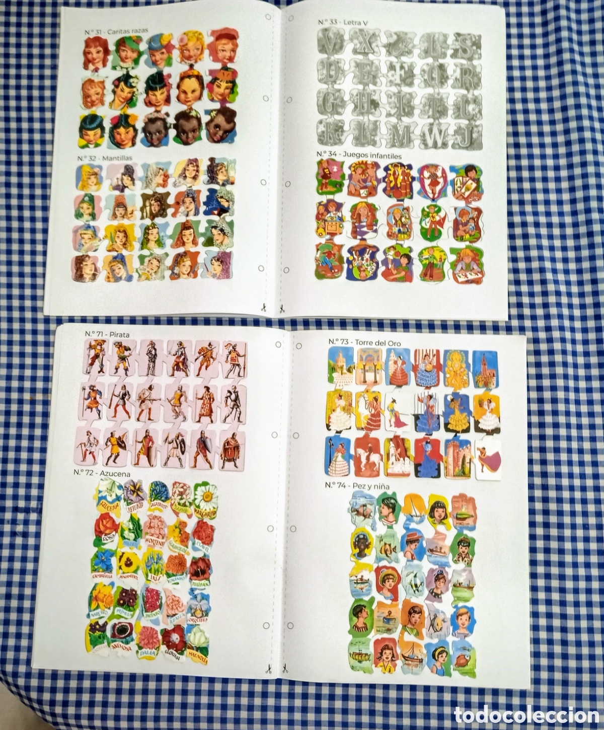 Coleccionismo cromos troquelados antiguos: 100 l&aacute;minas de cromos de picar - Foto 19