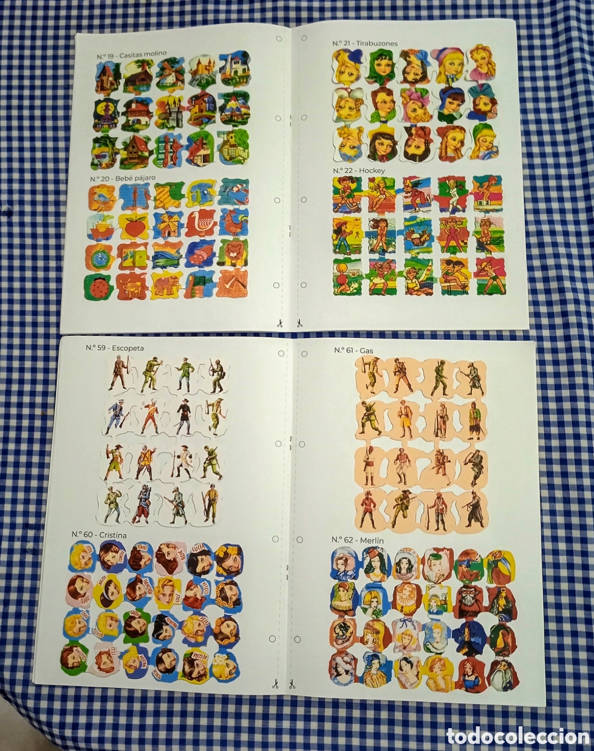 Coleccionismo cromos troquelados antiguos: 100 l&aacute;minas de cromos de picar - Foto 20