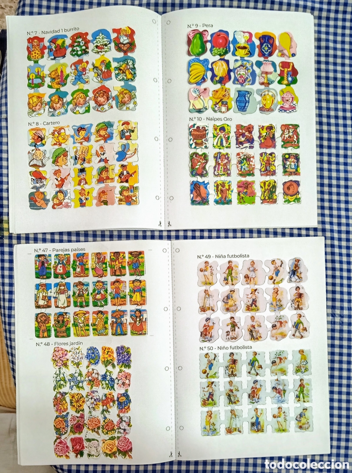 Coleccionismo cromos troquelados antiguos: 100 l&aacute;minas de cromos de picar - Foto 24