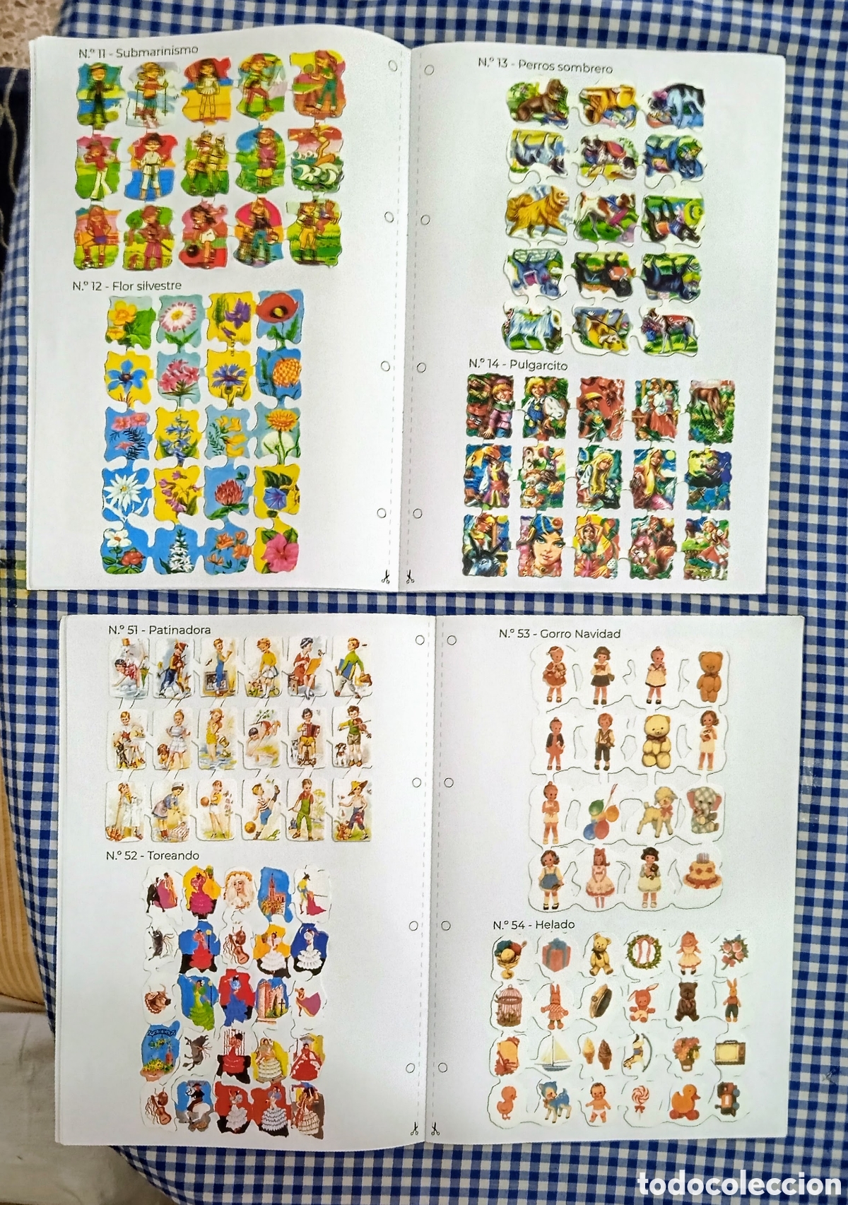 Coleccionismo cromos troquelados antiguos: 100 l&aacute;minas de cromos de picar - Foto 1