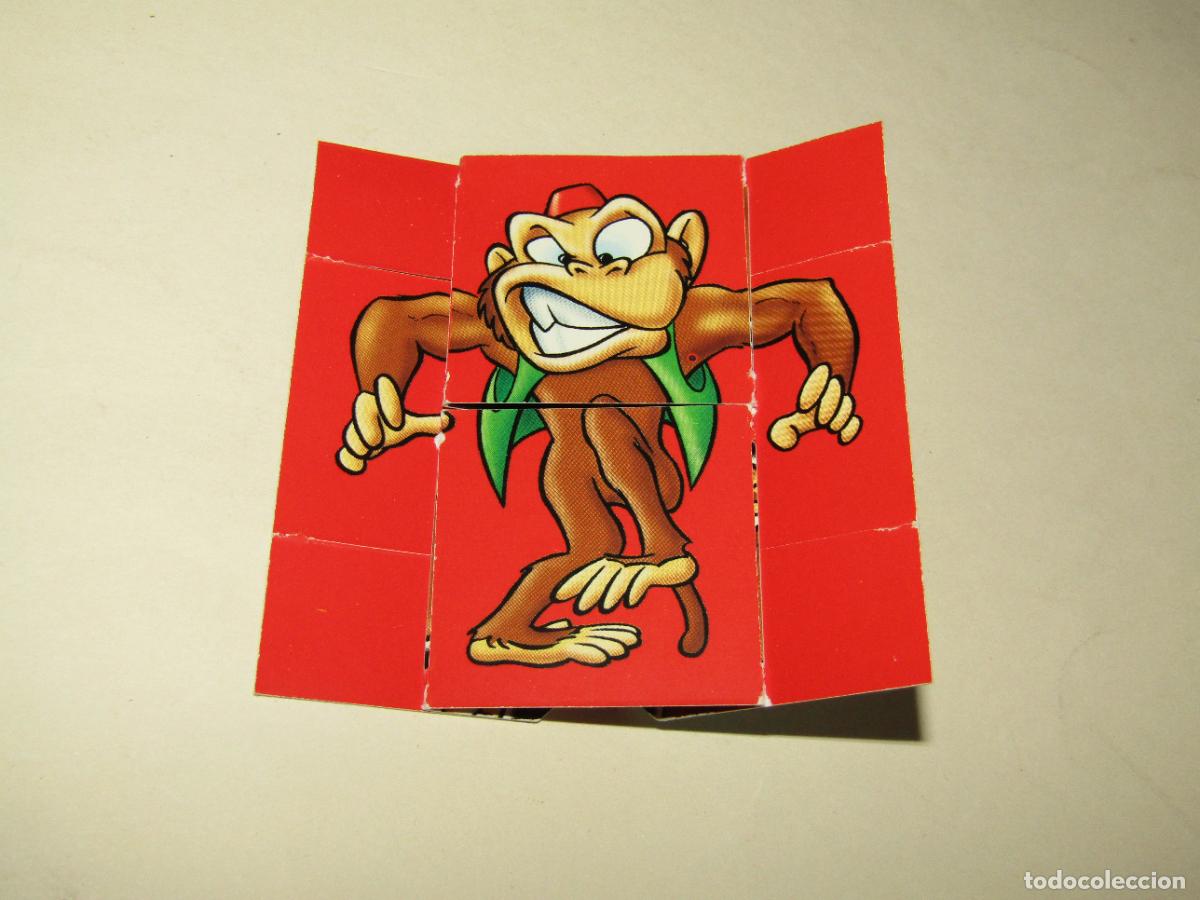 Coleccionismo cromos troquelados antiguos: Cromo Troquelado Transformable Mutante en 4 Posiciones de PHOSKITOS - Foto 2