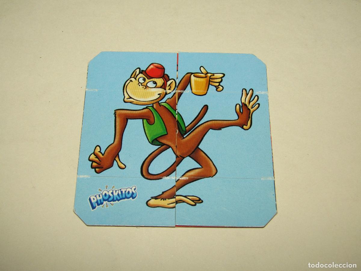 Coleccionismo cromos troquelados antiguos: Cromo Troquelado Transformable Mutante en 4 Posiciones de PHOSKITOS - Foto 1