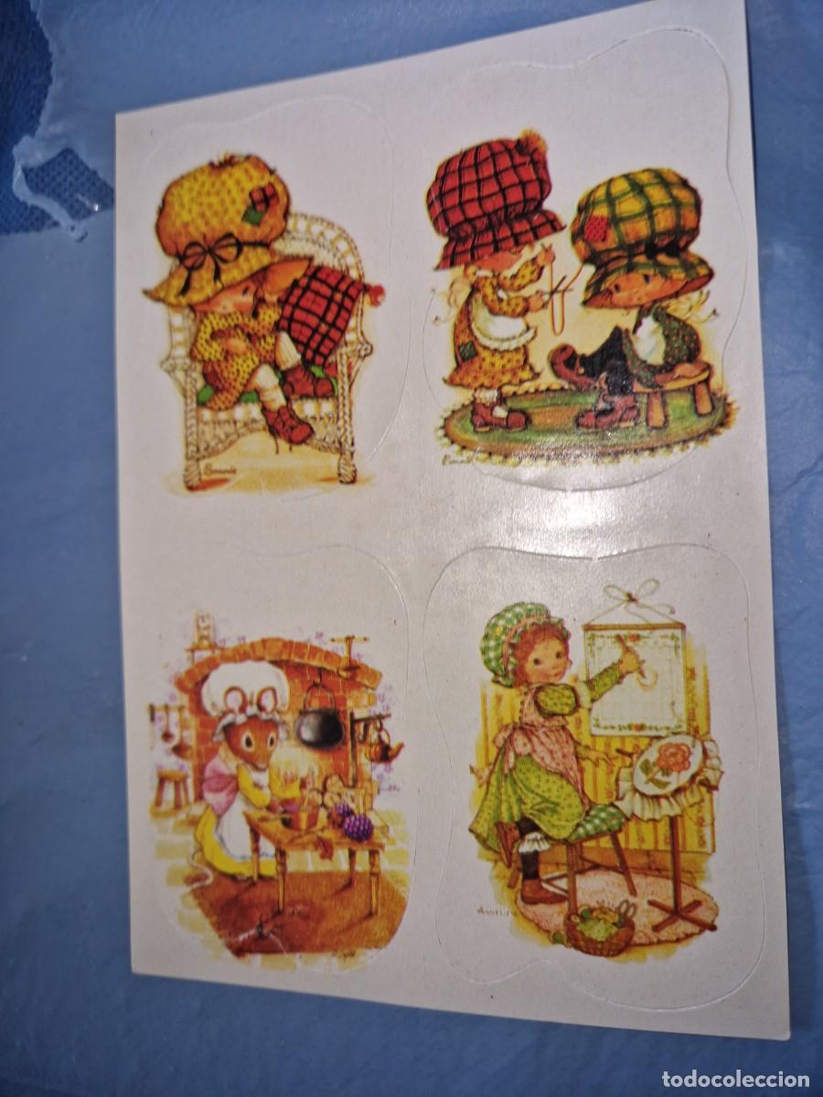 Coleccionismo Cromos troquelados antiguos: LAMINA DE CROMOS TROQUELADOS, BONNIE BONNETS- A&Ntilde;OS 80