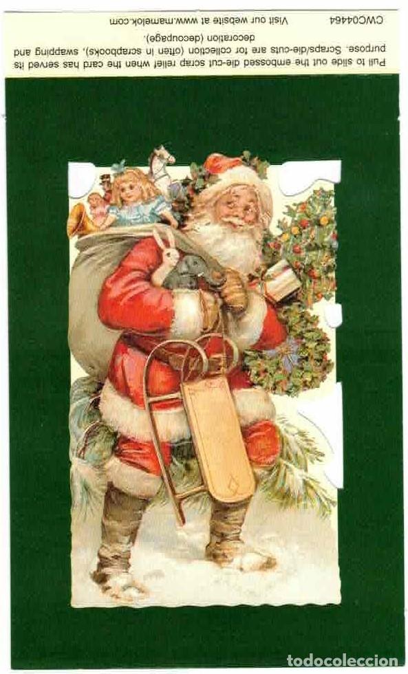 Coleccionismo cromos troquelados antiguos: CROMO TROQUELADO PAPA NOEL - Foto 1