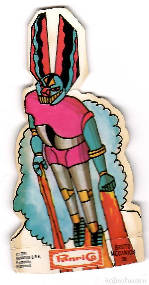 Collectable Antique Stamped Cards: Mazinger Z, cromo troquelado Panrico n&ordm; 38: Bruto mecanico