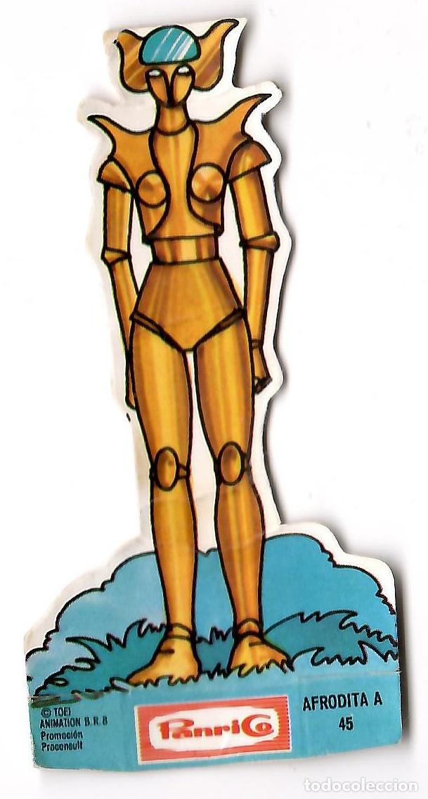 Collectable Antique Stamped Cards: Mazinger Z, cromo troquelado Panrico n&ordm; 45: Afrodita A