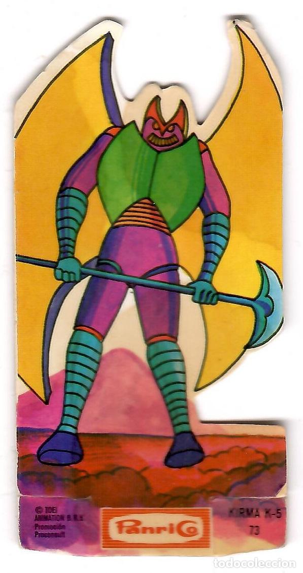 Colecionismo Cromos recortados antigos: Mazinger Z, cromo troquelado Panrico n&ordm; 73: Kirma K-5