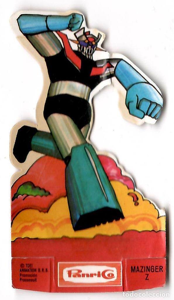Colecionismo Cromos recortados antigos: Mazinger Z, cromo troquelado Panrico, sin numero: Mazinger Z corriendo
