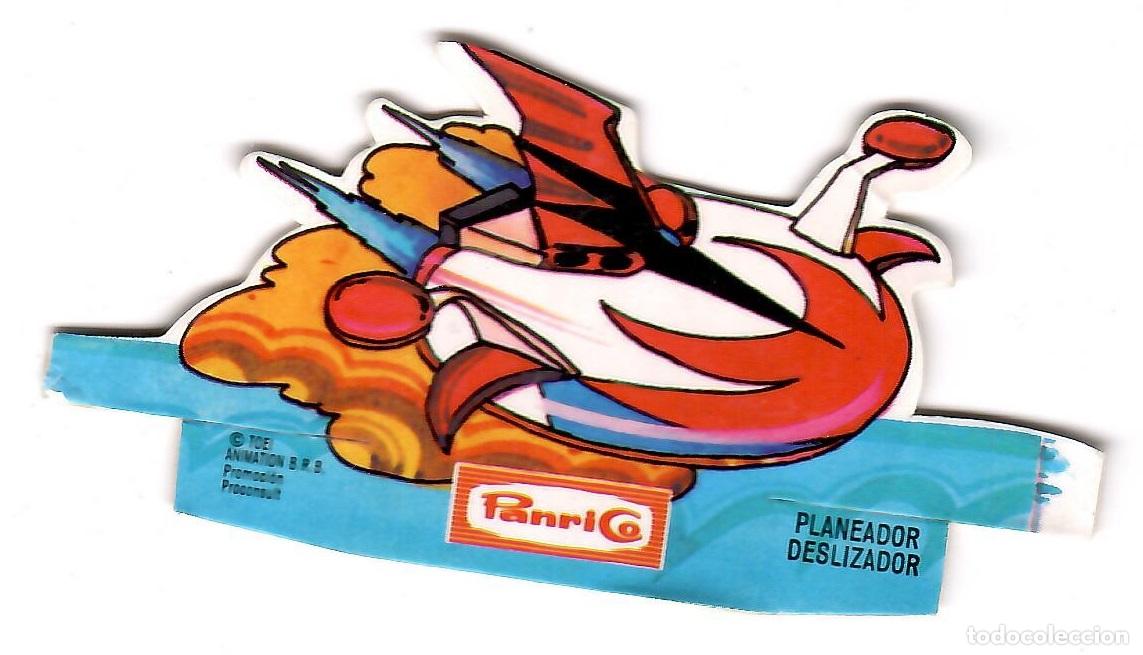 Colecionismo Cromos recortados antigos: Mazinger Z, cromo troquelado Panrico, sin numero: Planeador deslizador