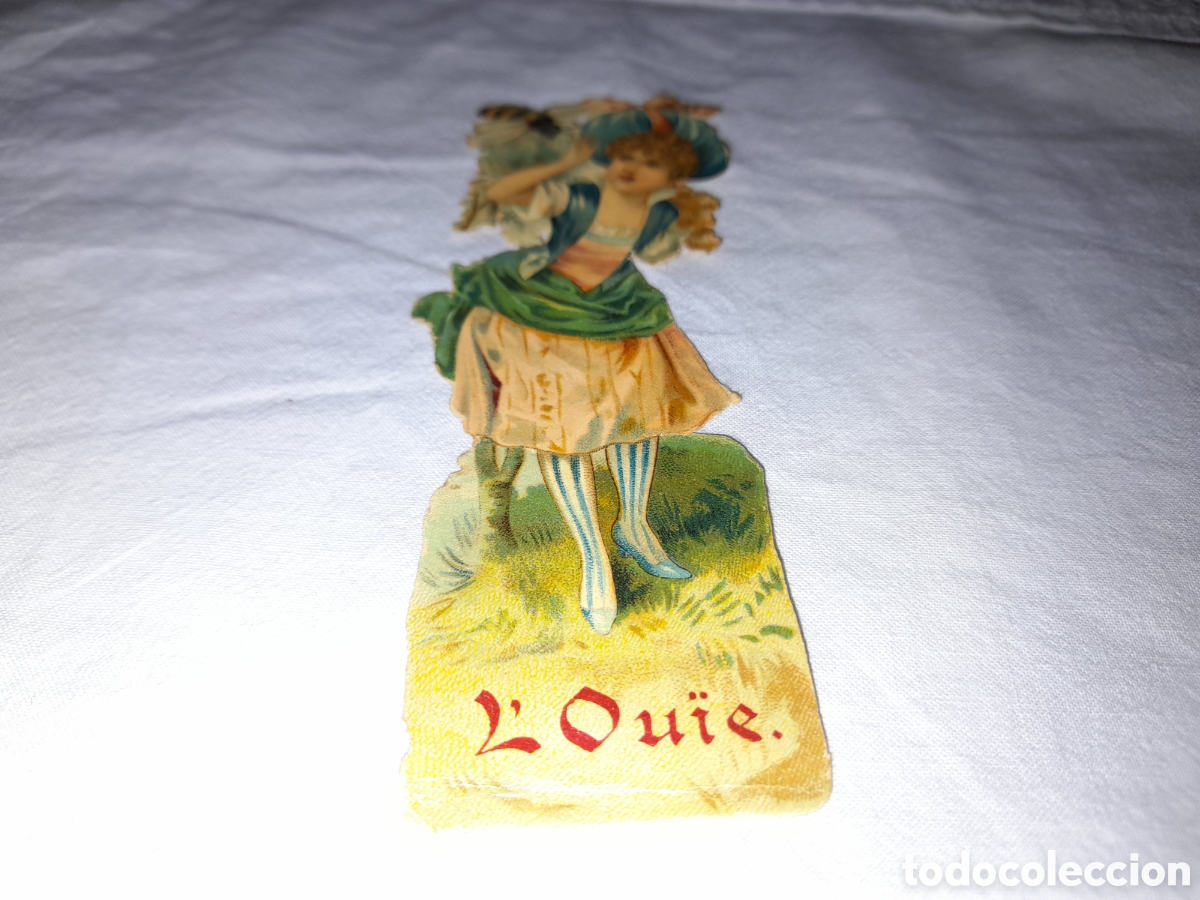 Coleccionismo cromos troquelados antiguos: Cromo troquelado Chocolates compa&ntilde;&iacute;a Colonial. - Foto 4