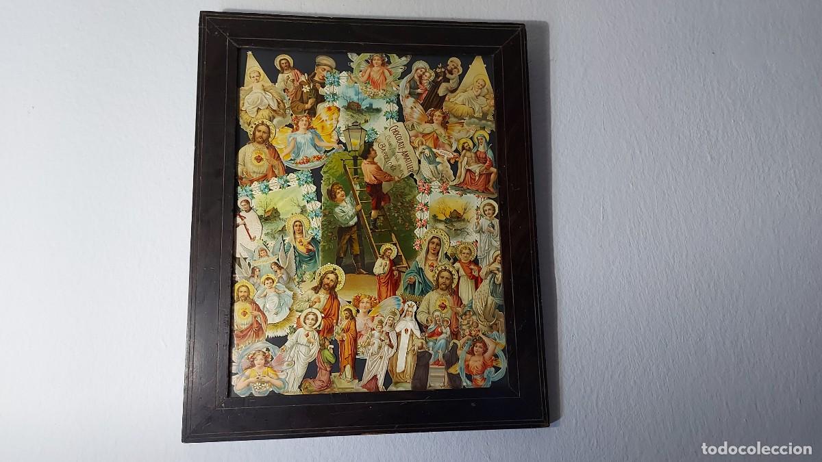 Coleccionismo cromos troquelados antiguos: CUADRO DE CROMOS TROQUELADOS - Foto 1