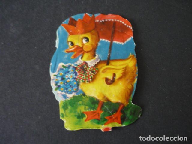 Coleccionismo cromos troquelados antiguos: PATO CROMO TROQUELADO DE PICAR - Foto 1