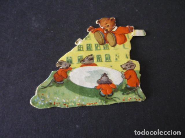 Coleccionismo cromos troquelados antiguos: RATONES CROMO TROQUELADO DE PICAR - Foto 1