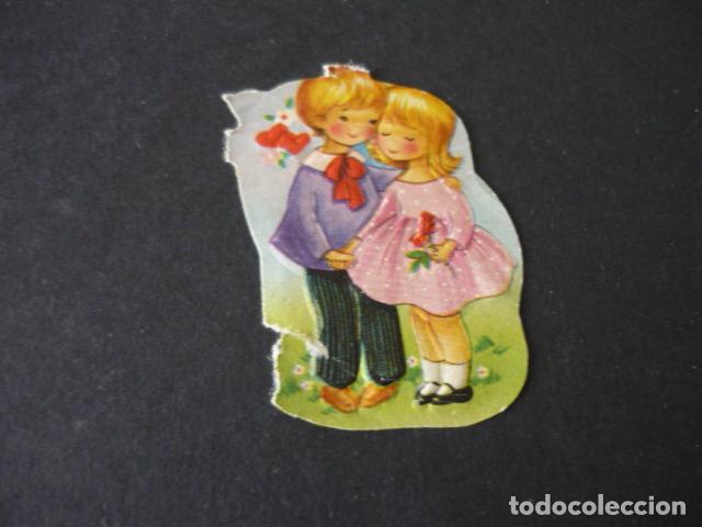 Coleccionismo cromos troquelados antiguos: NI&Ntilde;OS CROMO TROQUELADO DE PICAR - Foto 1