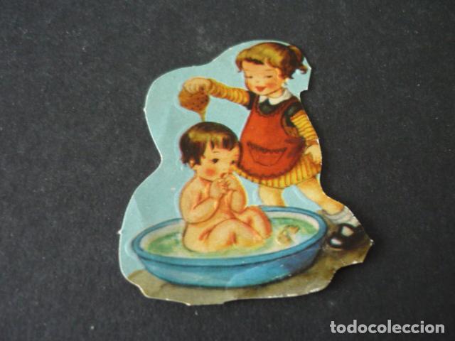 Coleccionismo cromos troquelados antiguos: NI&Ntilde;OS CROMO TROQUELADO DE PICAR - Foto 1