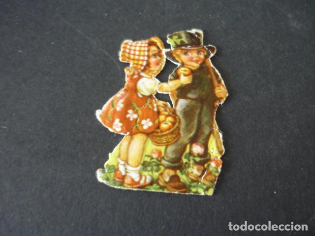 Coleccionismo cromos troquelados antiguos: NI&Ntilde;OS CROMO TROQUELADO DE PICAR - Foto 1