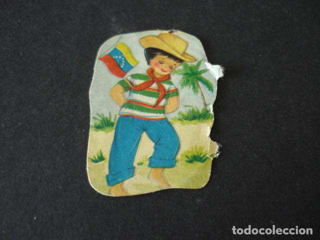 Coleccionismo cromos troquelados antiguos: NI&Ntilde;O CROMO TROQUELADO DE PICAR - Foto 1