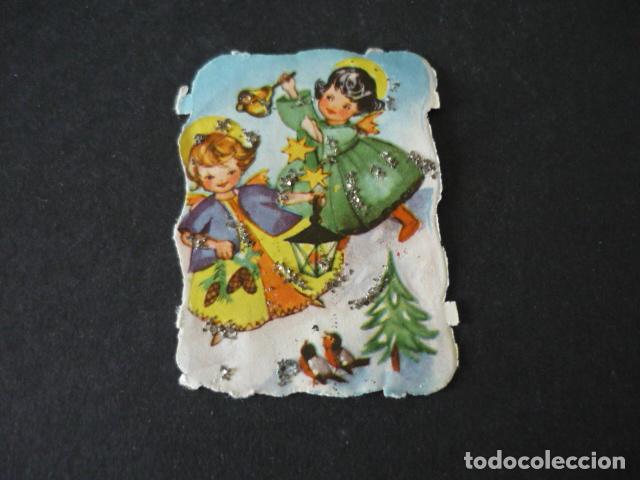 Coleccionismo cromos troquelados antiguos: NAVIDAD CROMO TROQUELADO DE PICAR - Foto 1