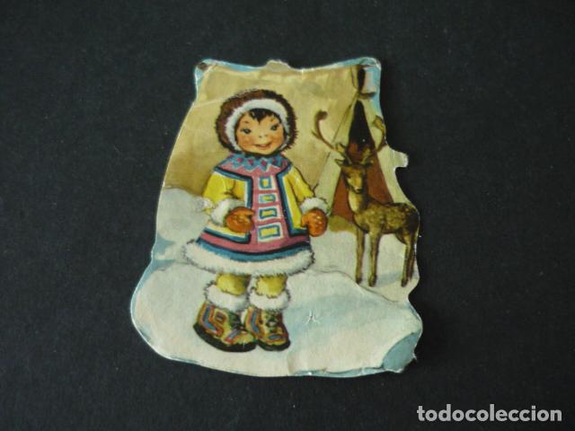 Coleccionismo cromos troquelados antiguos: ESQUIMAL CROMO TROQUELADO DE PICAR - Foto 1