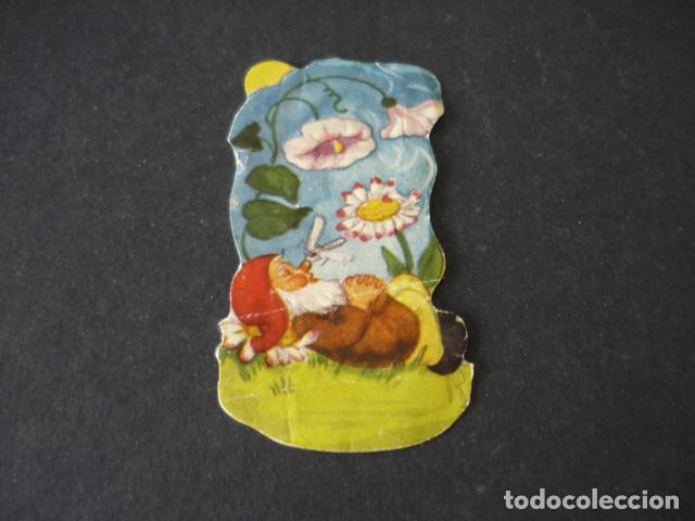 Coleccionismo cromos troquelados antiguos: DUENDE CROMO TROQUELADO DE PICAR - Foto 1