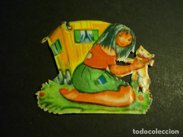 Coleccionismo cromos troquelados antiguos: CROMO TROQUELADO DE PICAR - Foto 1