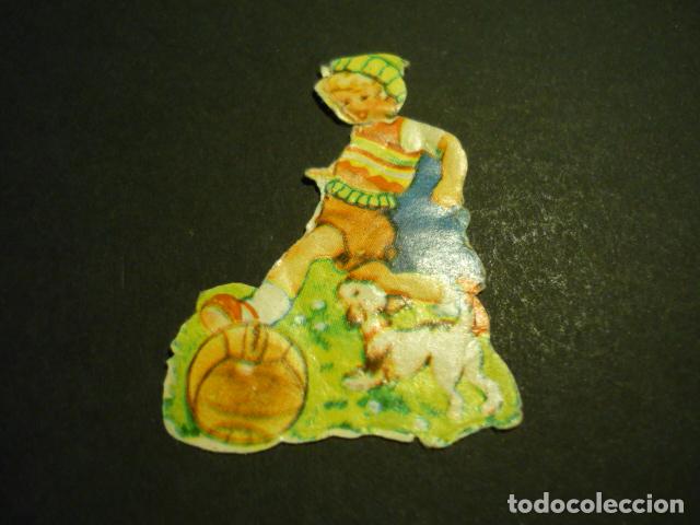 Coleccionismo cromos troquelados antiguos: CROMO TROQUELADO DE PICAR - Foto 1