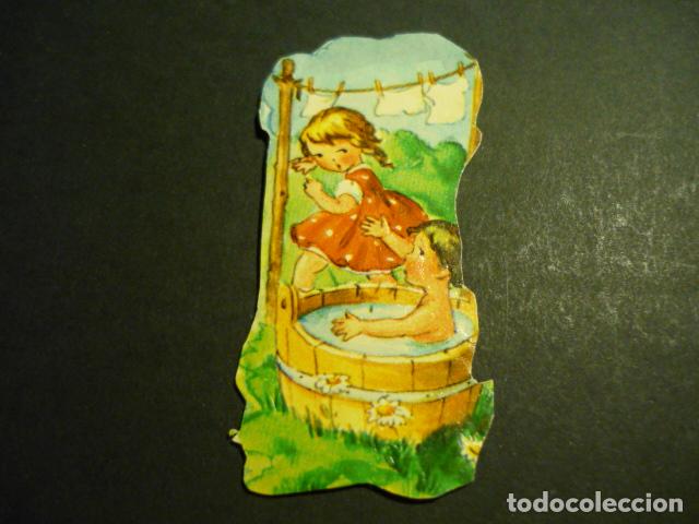 Coleccionismo cromos troquelados antiguos: CROMO TROQUELADO DE PICAR - Foto 1