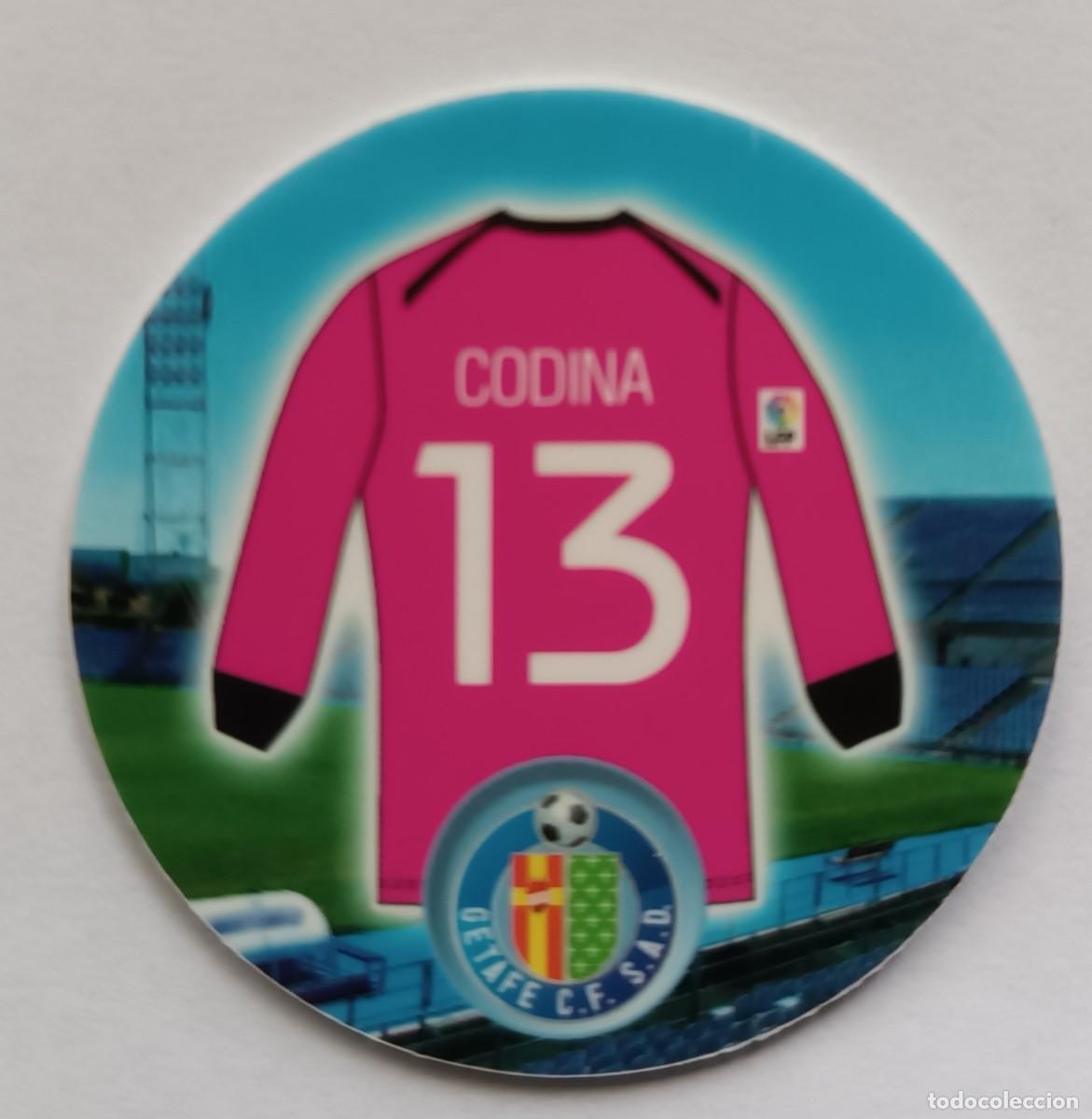 Coleccionismo cromos troquelados antiguos: Tazo Cheetos CODINA Getafe c f. - Foto 1
