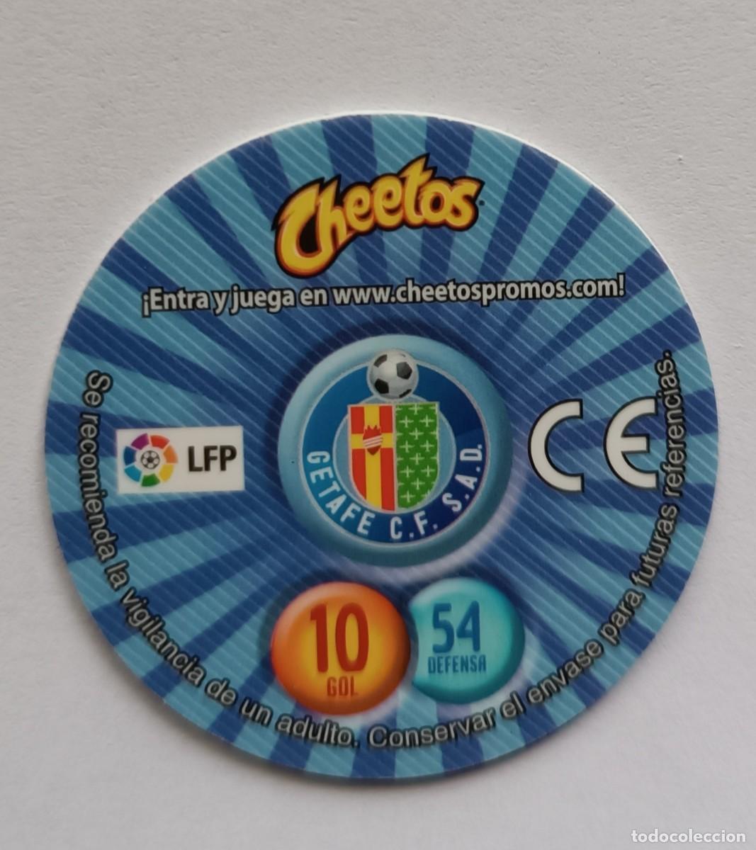 Coleccionismo cromos troquelados antiguos: Tazo Cheetos CODINA Getafe c f. - Foto 2
