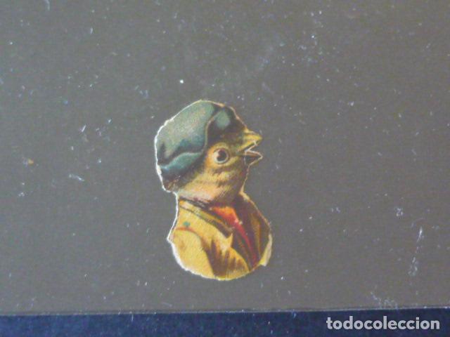 Coleccionismo cromos troquelados antiguos: POLLITO ANTIGUO CROMO TROQUELADO - Foto 1