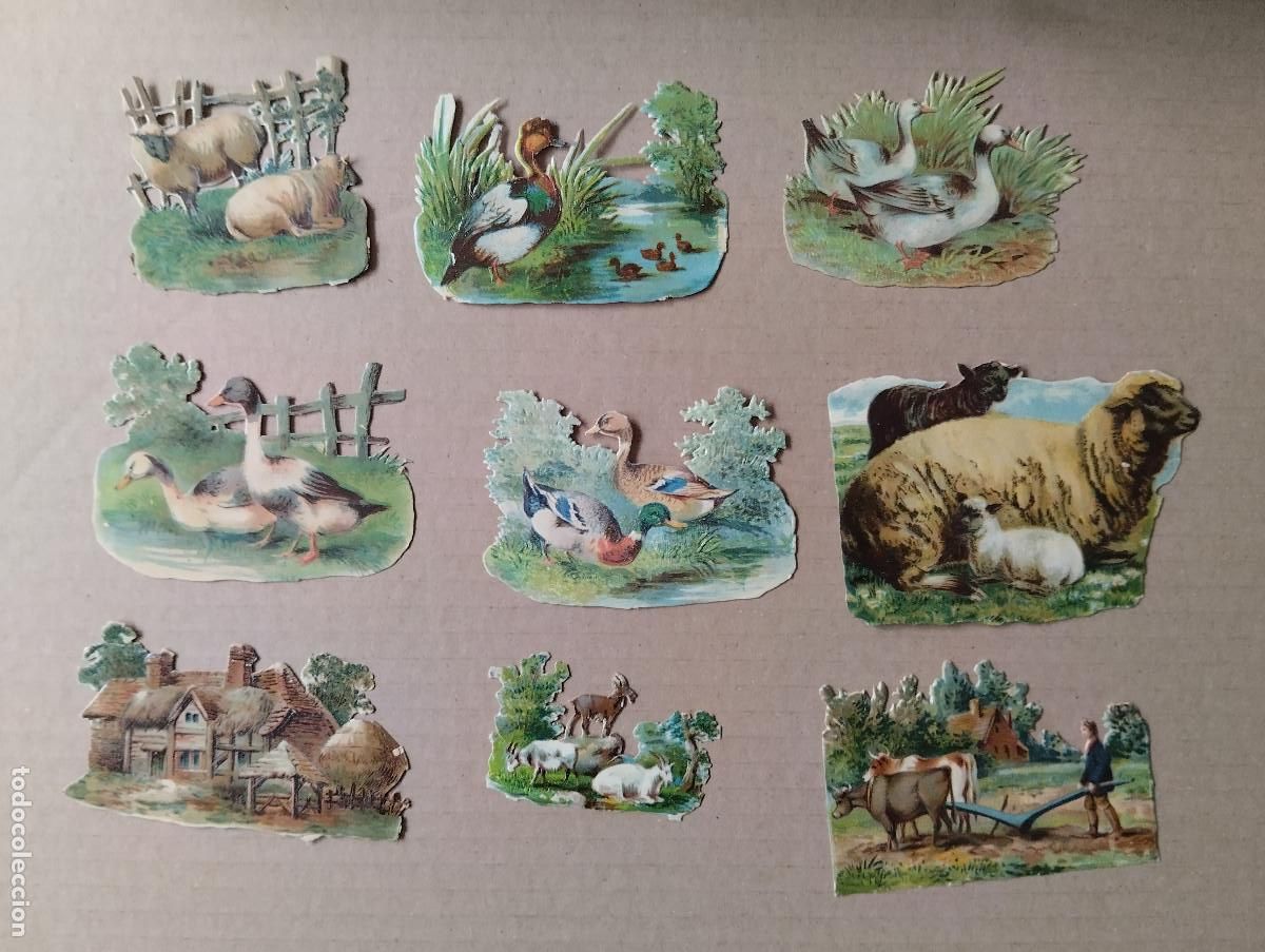 Coleccionismo cromos troquelados antiguos: LOTE 9 CROMOS TROQUELADOS - Foto 1