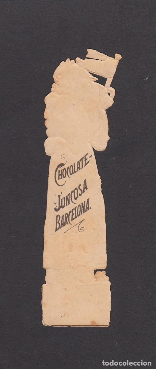 Coleccionismo cromos troquelados antiguos: CROMO TROQUELADO CHOCOLATE JUNCOSA - Foto 2