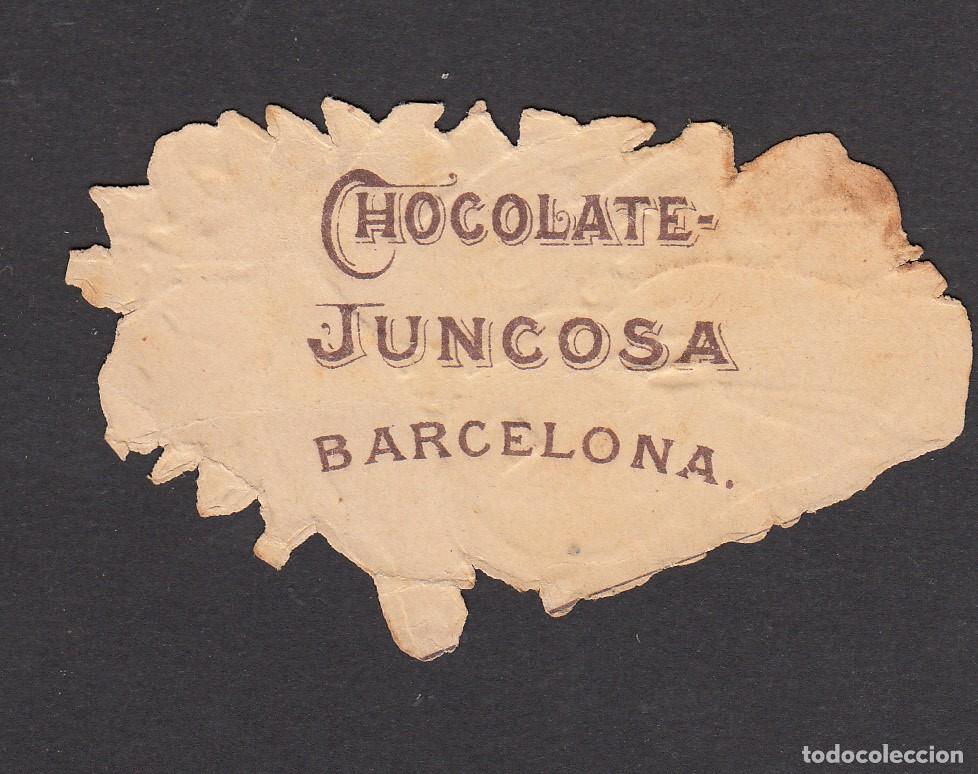 Coleccionismo cromos troquelados antiguos: CROMO TROQUELADO CHOCOLATE JUNCOSA - Foto 2