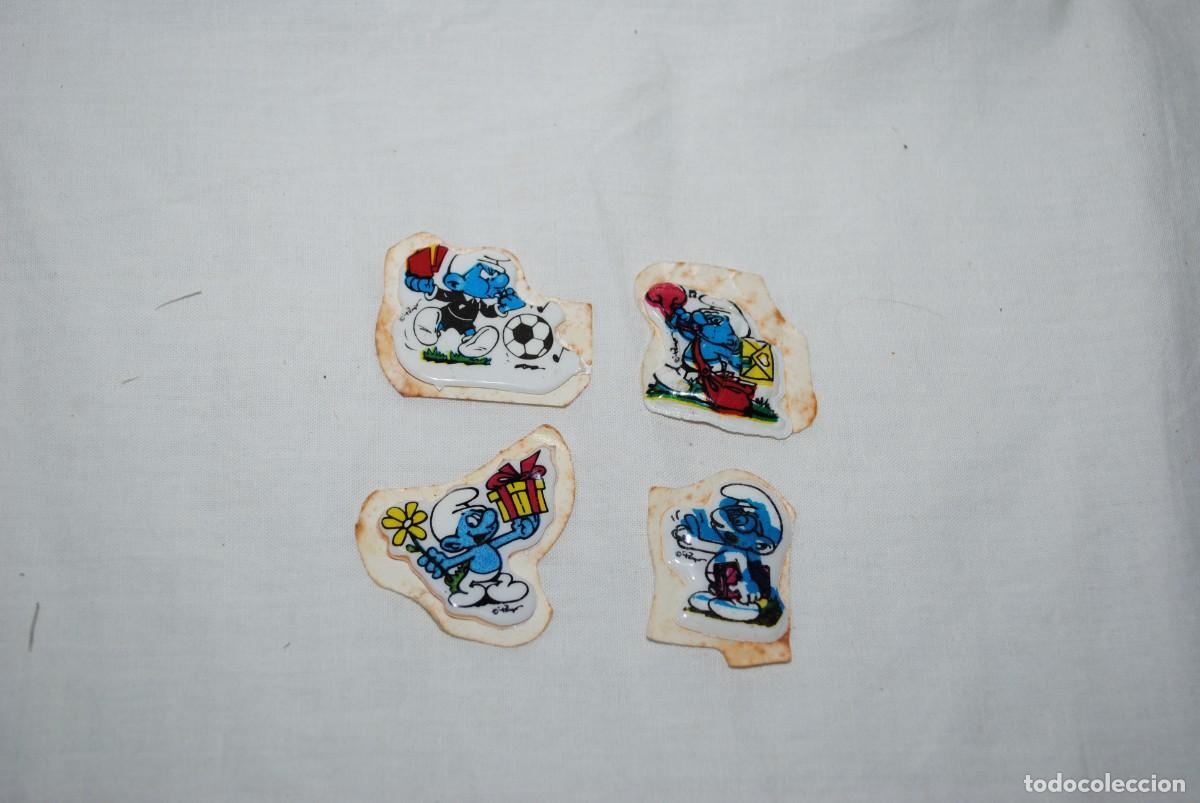 Coleccionismo cromos troquelados antiguos: MATUTANO , PAGATINAS DE LOS PITUFOS - Foto 1