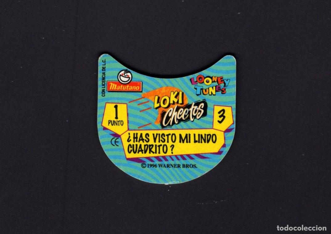 Coleccionismo cromos troquelados antiguos: LOKI CHEETOS MATUTANO. N&ordm; 3. - Foto 2